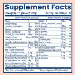 NativePath Hydrate scoop inside jar highlighting BCAAs and electrolytes for recovery.