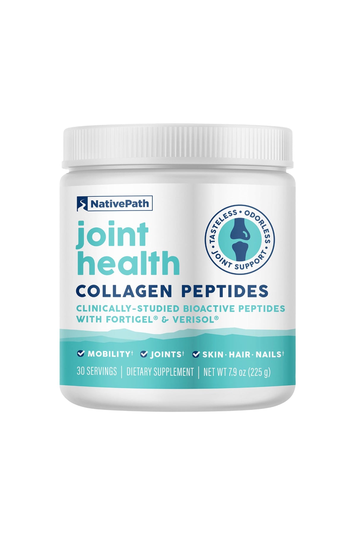 NativePath Joint Health Advanced Formula bottle supports daily joint comfort and mobility.