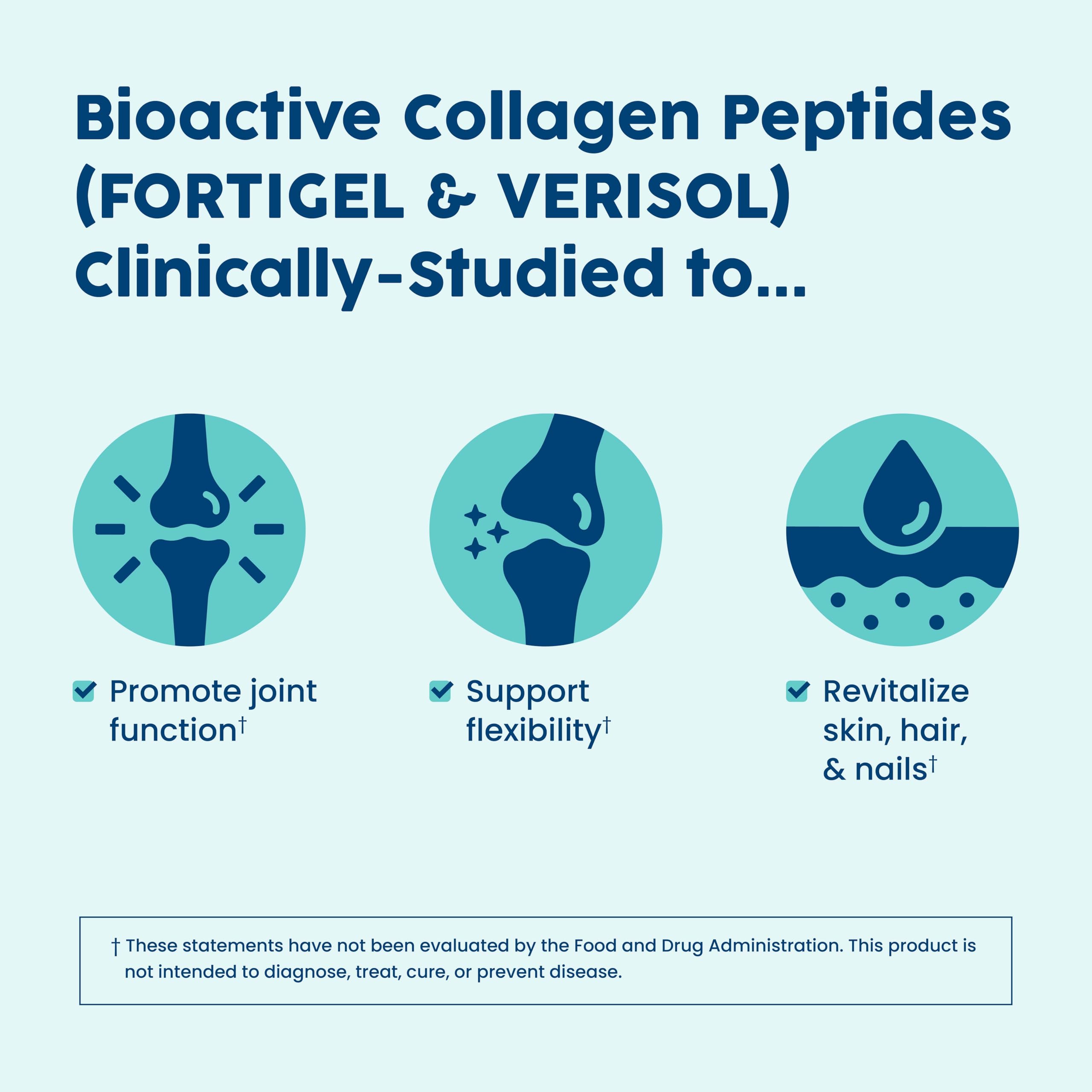 NativePath Fortigel Verisol peptides close-up highlighting bioactive collagen for connective tissue support.