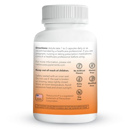 Natleo Theracurmin turmeric capsule side view, compact and simple to swallow