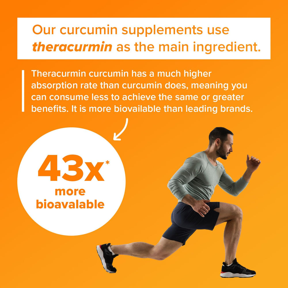 Natleo Theracurmin turmeric capsule in hand, ready for daily intake