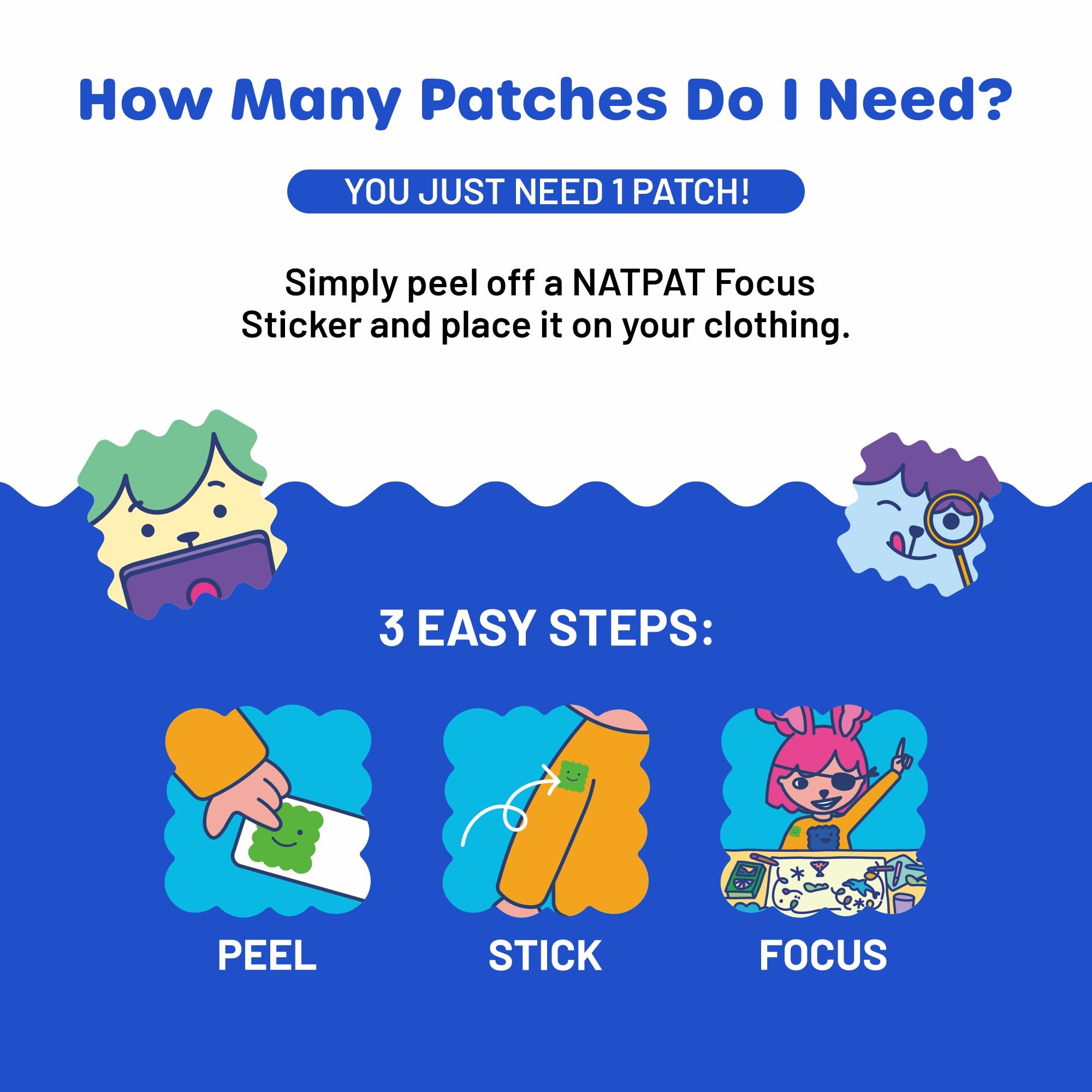 NatPat offers quick calm within 30 minutes of use.