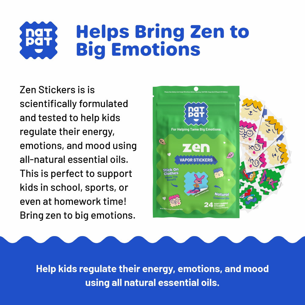 Worn throughout the day, NATPAT Zen Patch supports consistent mood.
