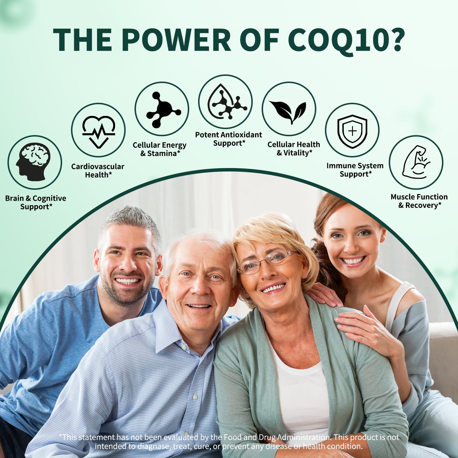Natprime CoQ10 with vitamin E supplement close-up implies antioxidant-friendly heart support
