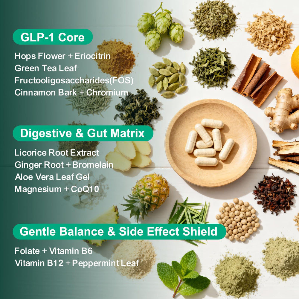 Natprime GLP-1 packaging opened to reveal a 45-day supply