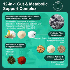 Natprime prebiotic fiber blend supports fullness and gut health.