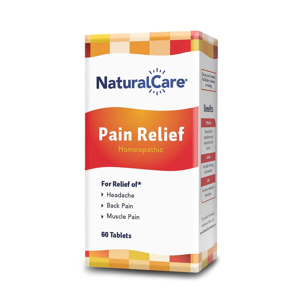 Natra-Bio NaturalCare label back shows non habit-forming formula and safety.
