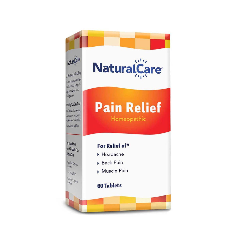 Natra-Bio NaturalCare tablets outside view, easy handling for at-home use.