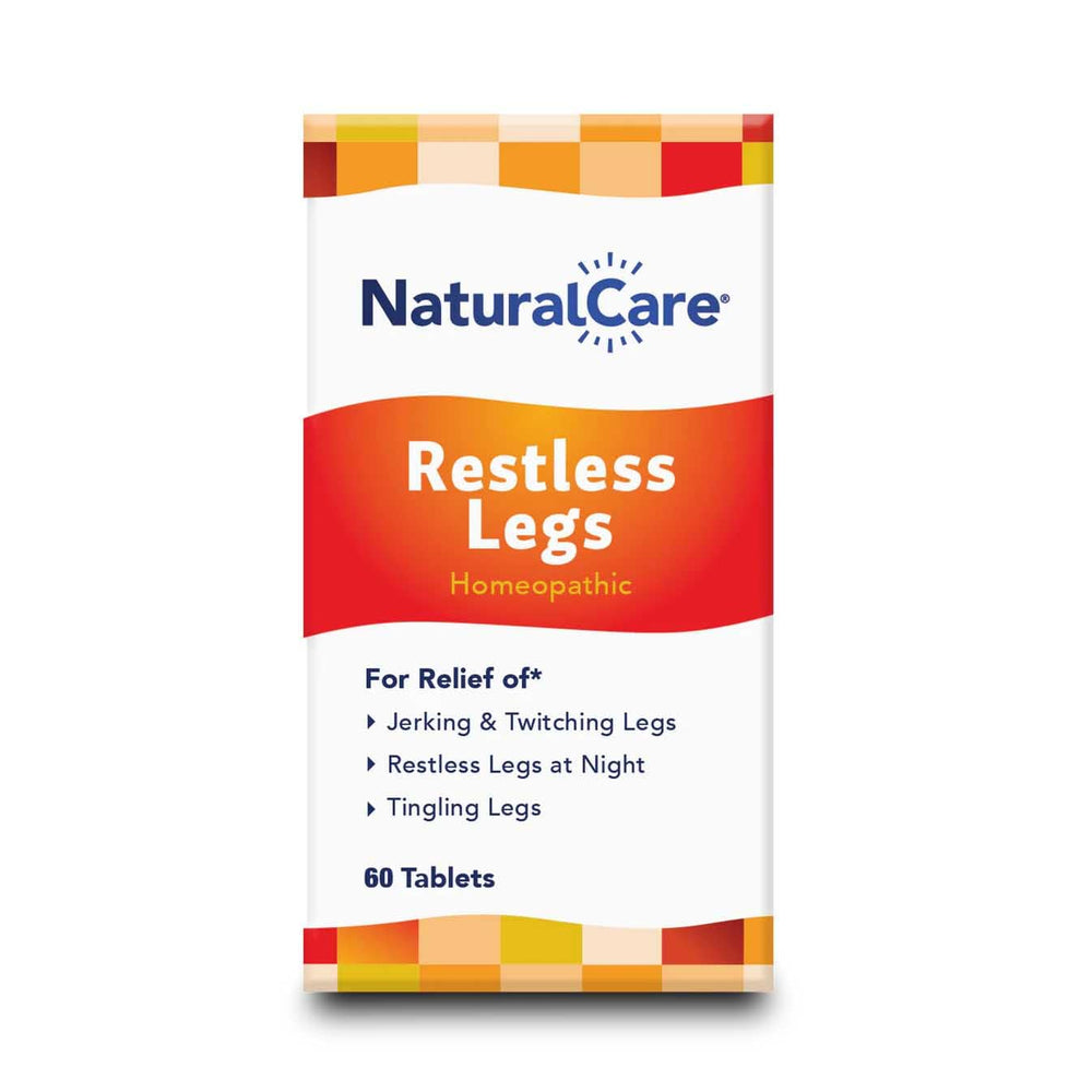 Natra-Bio NaturalCare tabletas para piernas inquietas, alivio nocturno posible.