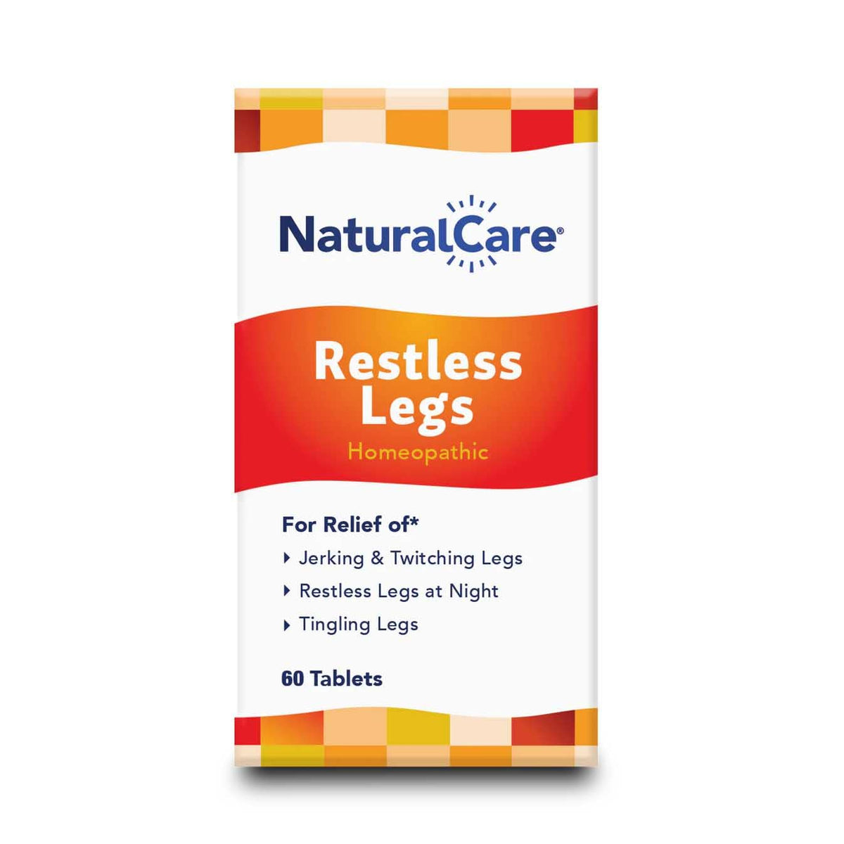 Natra-Bio NaturalCare tabletas para piernas inquietas, alivio nocturno posible.
