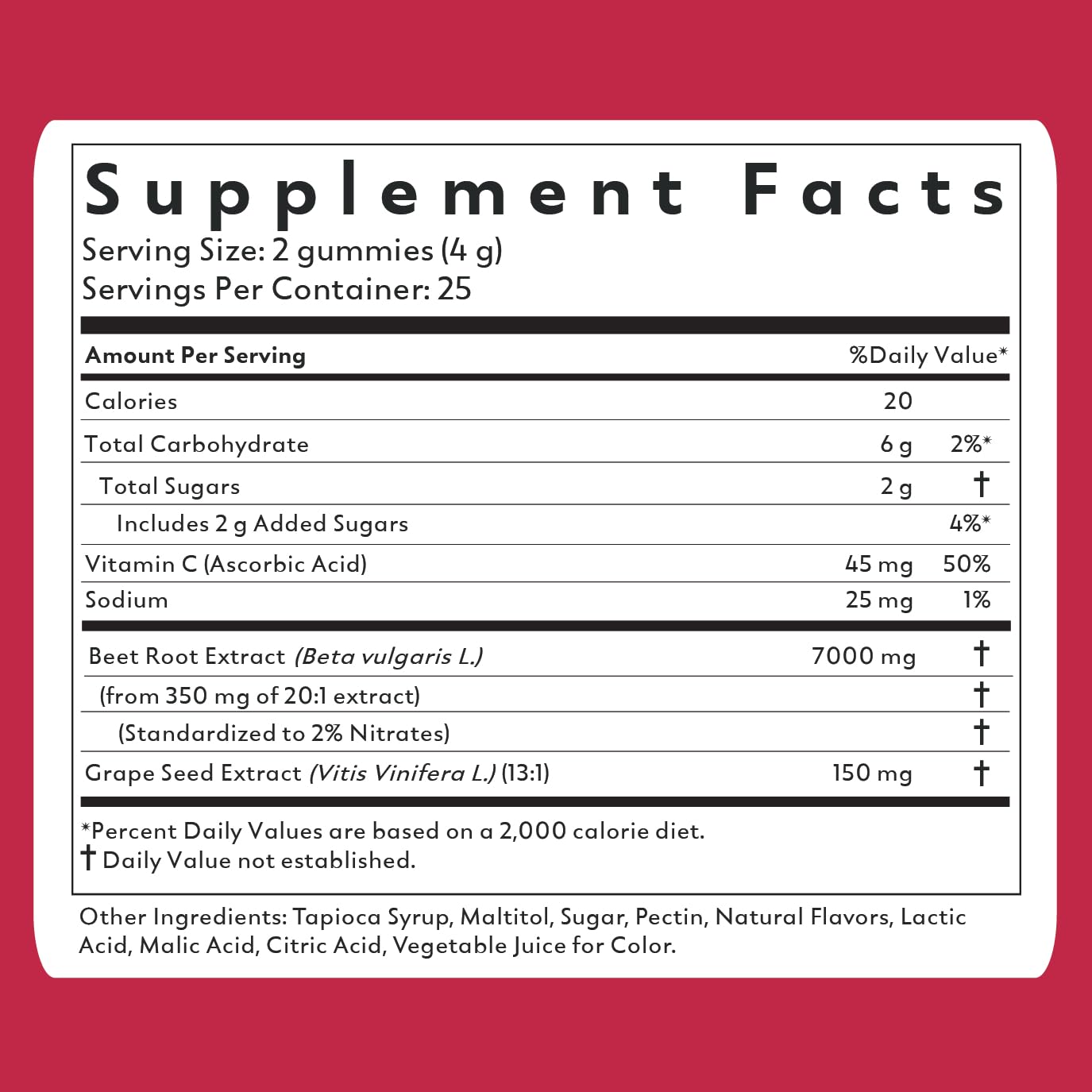 Natrava BEETS+ Gummies vegan gluten-free badge enhances accessibility.