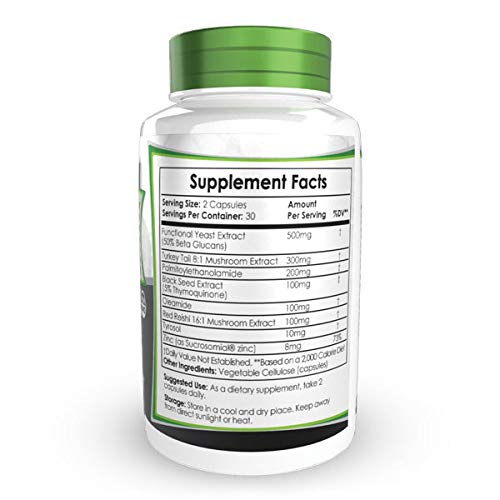 Natrium Health Immune Defense capsules in a clear jar for easy dosing