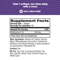 Natrol CoQ-10 softgels in hand illustrating convenient daily supplement