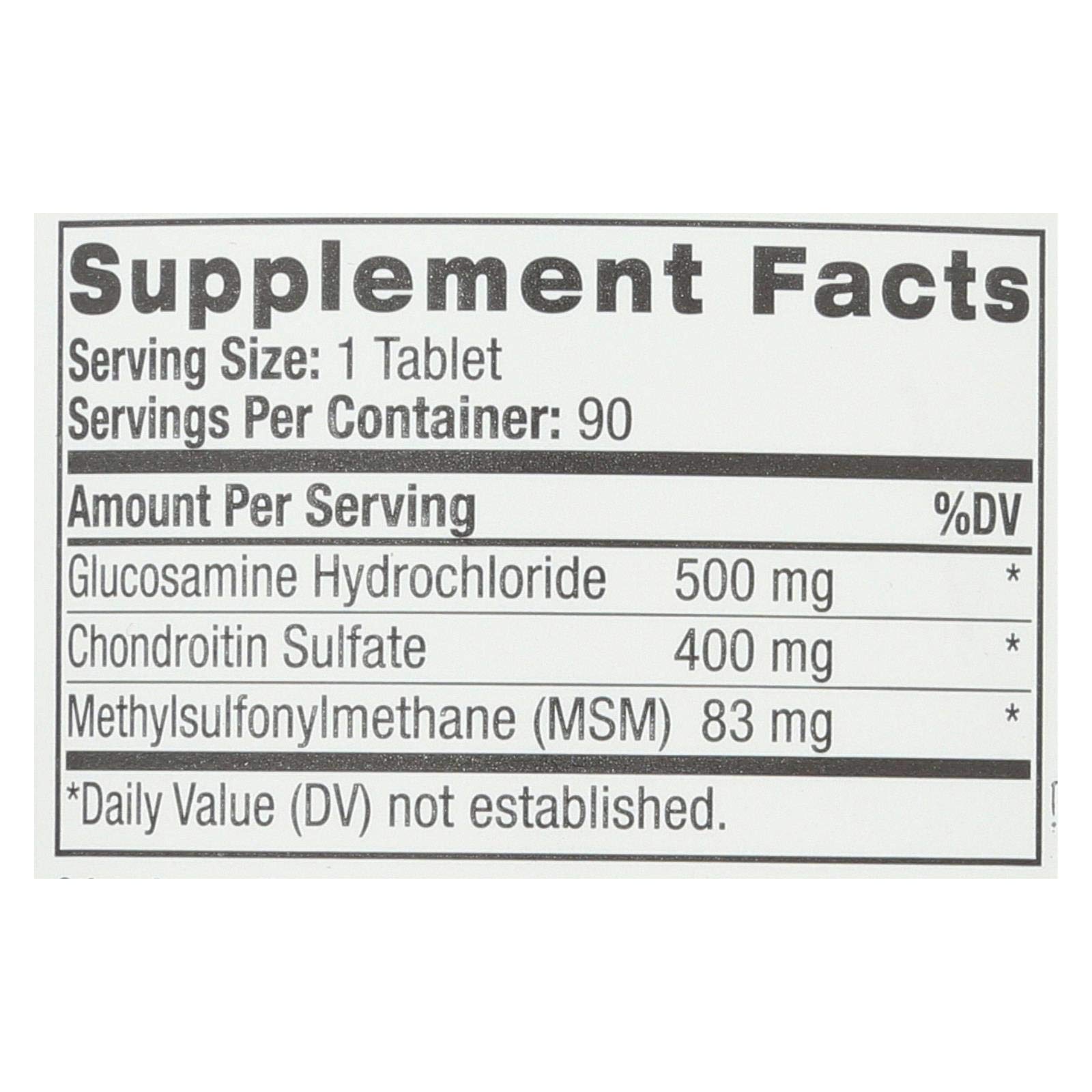 Natrol Glucosamine Chondroitin MSM bottle promoting flexible movement