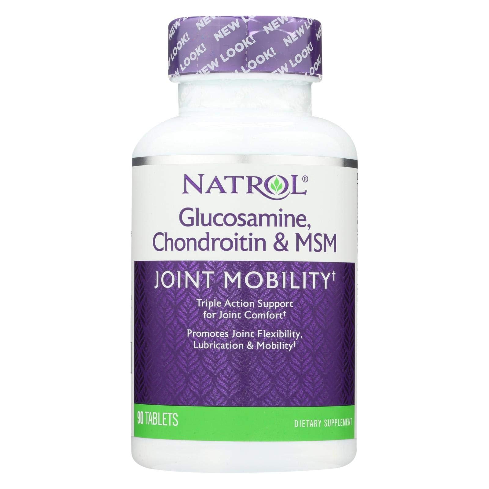 Natrol Glucosamine Chondroitin MSM tablets for daily joint support
