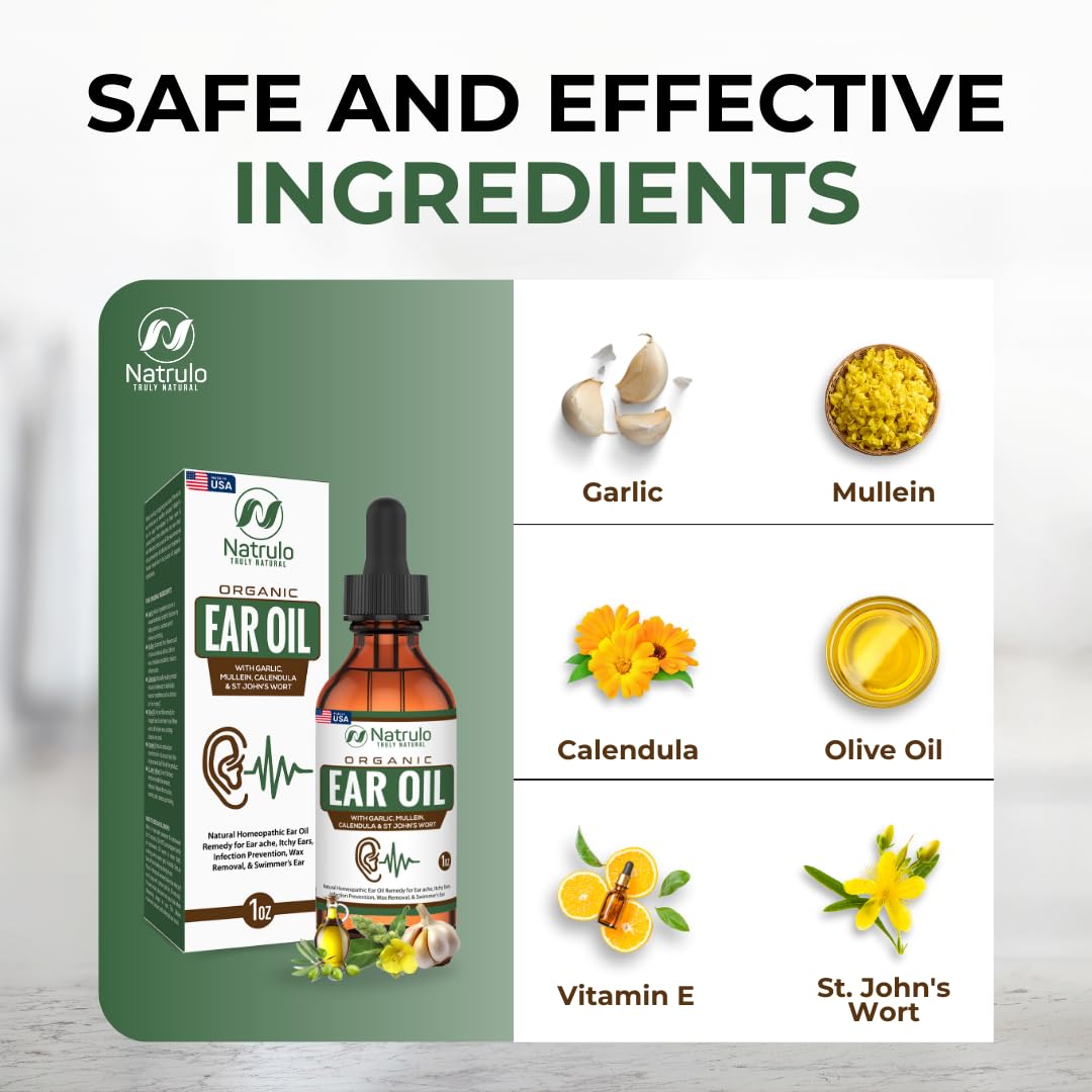 Natrulo kids ear care drops suitable for safe family use.