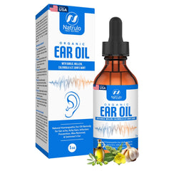 Natrulo ear oil bottle pour for easy, gentle ear care