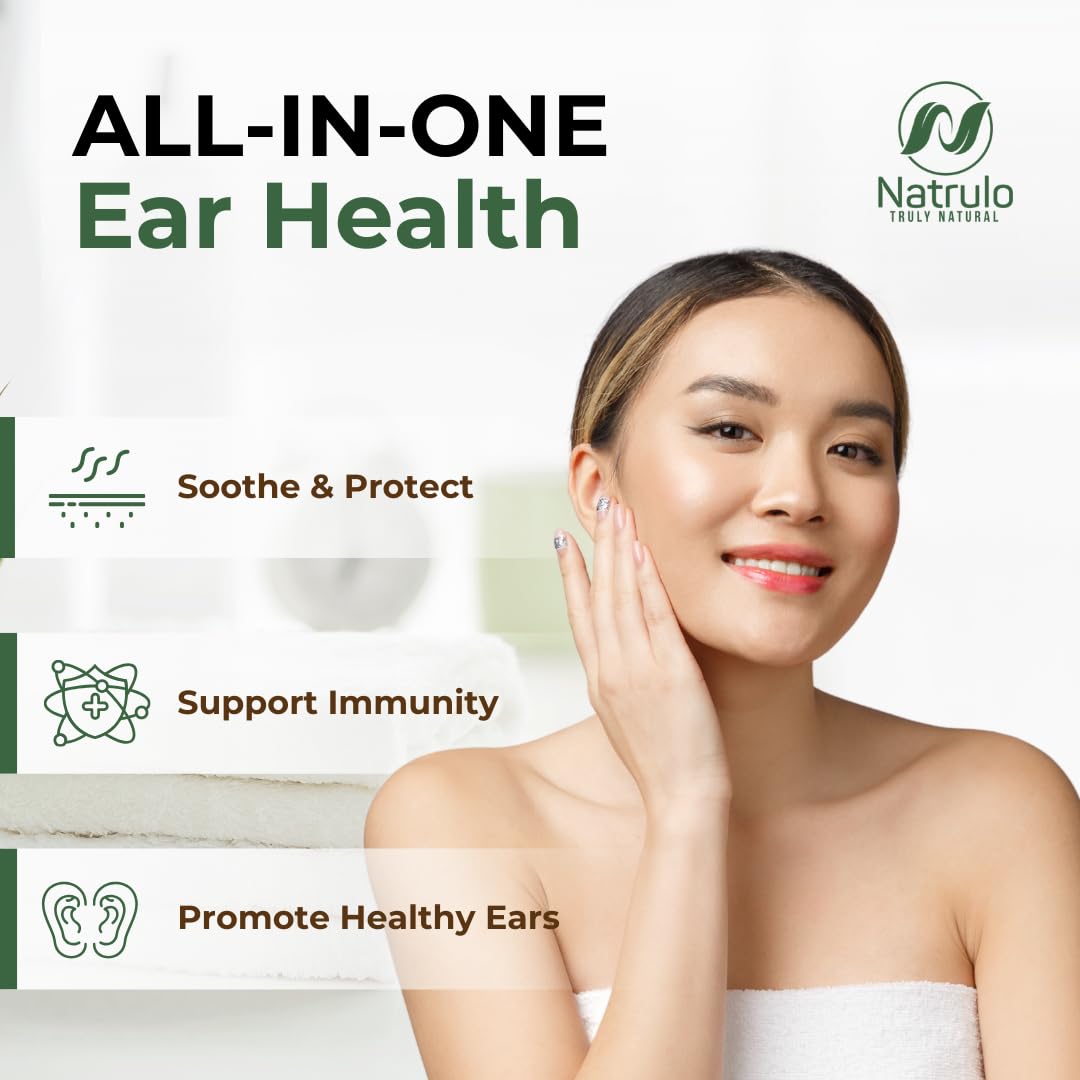 Natrulo swimmers-ear care oil for relief and quick drying after swimming.
