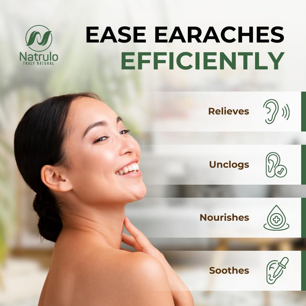 Natrulo baby ear drops for gentle care of infants.