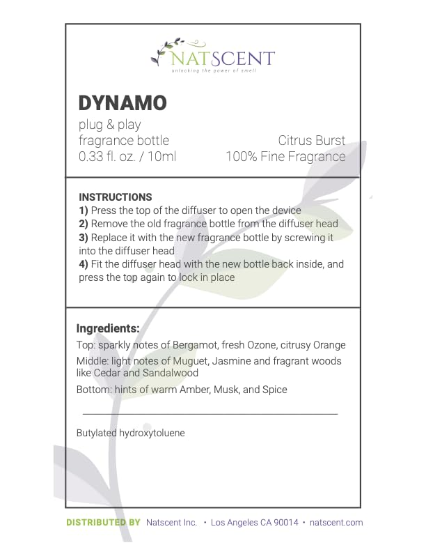 Natscent Citrus Burst warm cedar and sandalwood accent notes.