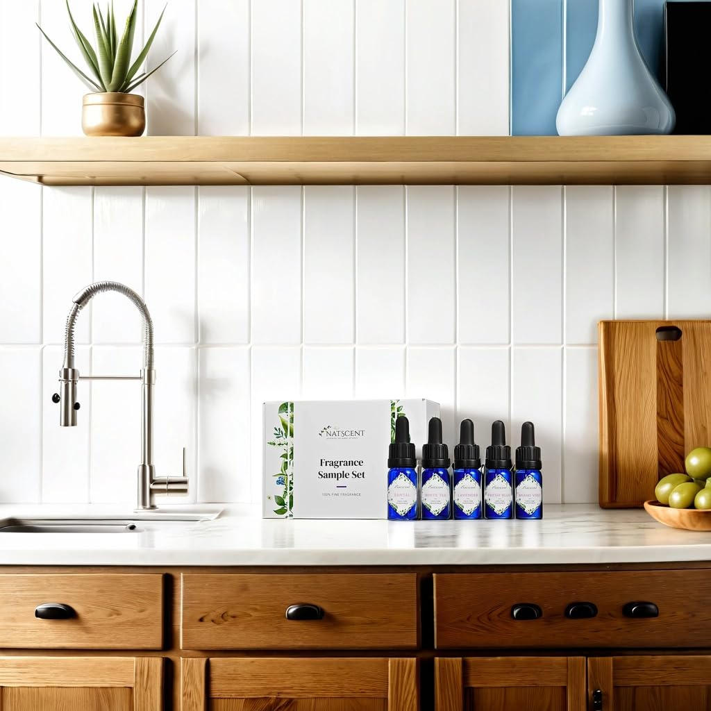 Natscent diffuser oil in-use image showing quick room refresh.