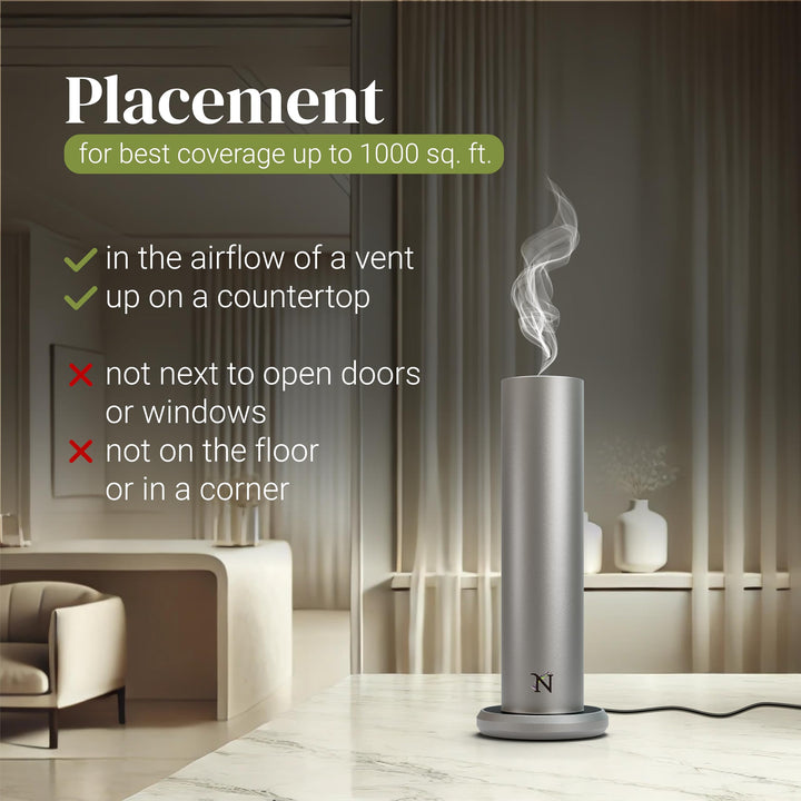 Natscent Dynamo covers up to 1000 sq ft, ideal for large rooms.