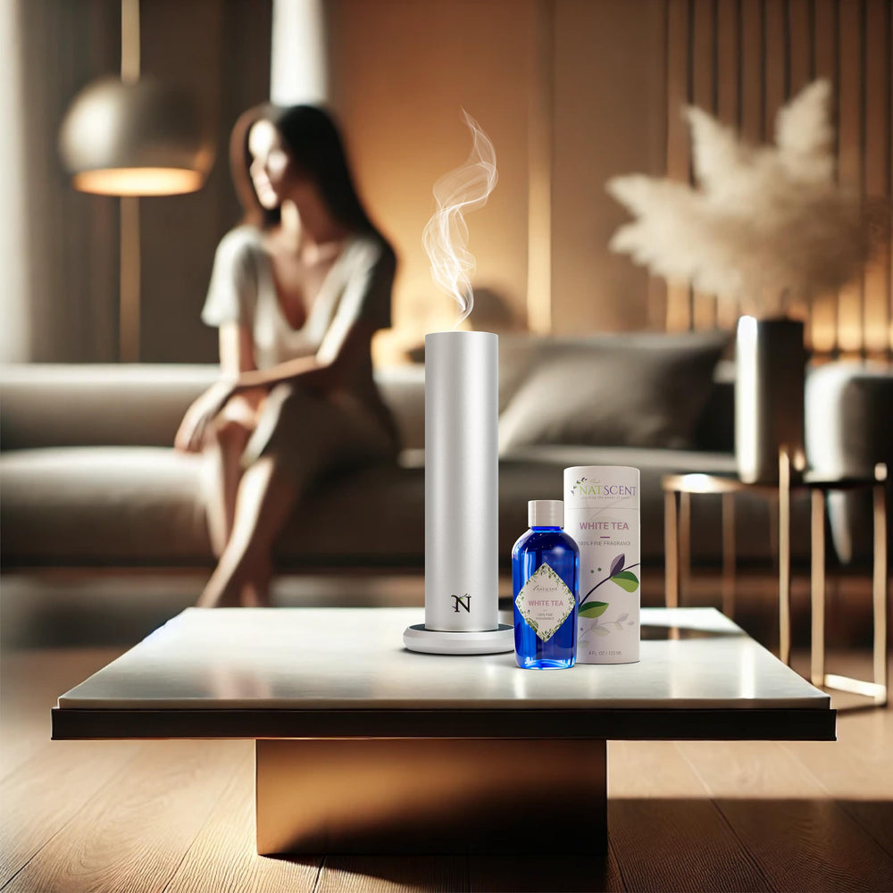 Natscent Dynamo technical specs banner with smart controls mention.