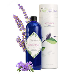 Natscent Lavender Oil bottle for home diffusers to create a calming atmosphere