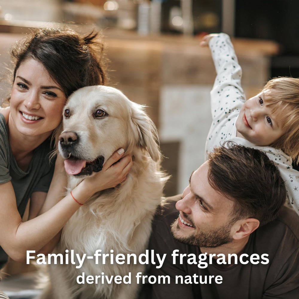 Natscent Santal diffuser oil amber glow offers a luxe, long-lasting scent.