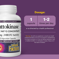 Nattokinase capsule beside fresh produce shows local organic farming origin