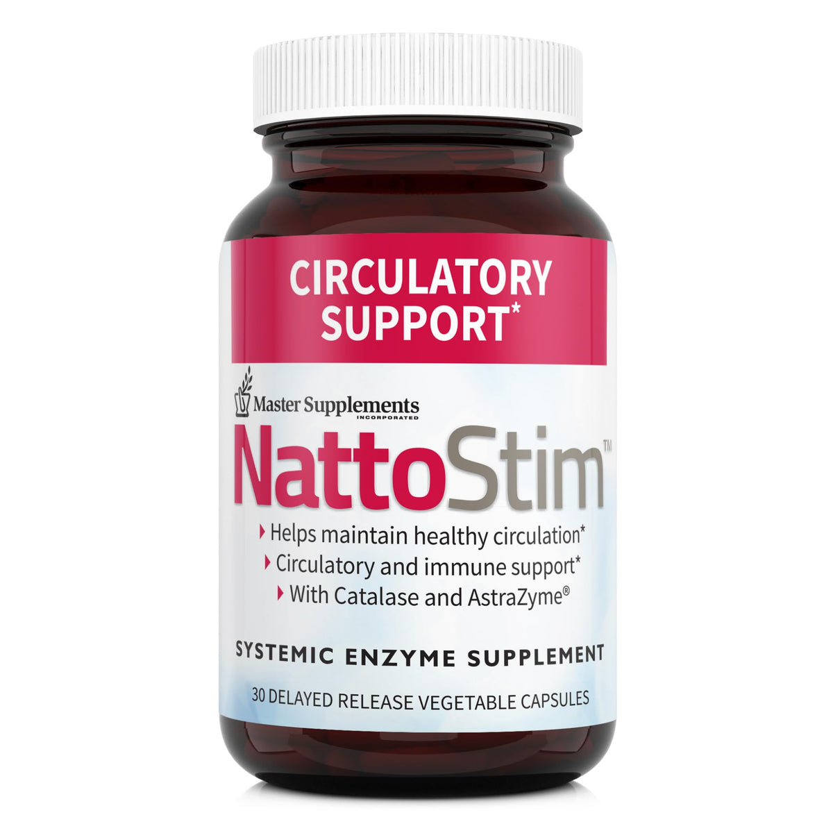 NattoStim capsules with delayed-release design for steady enzyme action