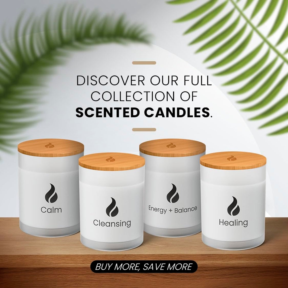 Natur IX ritual-friendly candle setup on a coffee table for daily rituals