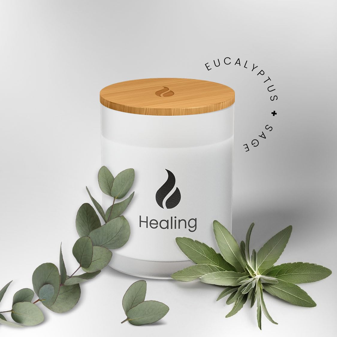 Natur IX Soy Healing Candle packaging displays gift-ready presentation