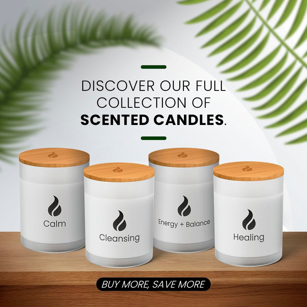 Natur IX Soy Healing Candle base lid protects surfaces during use