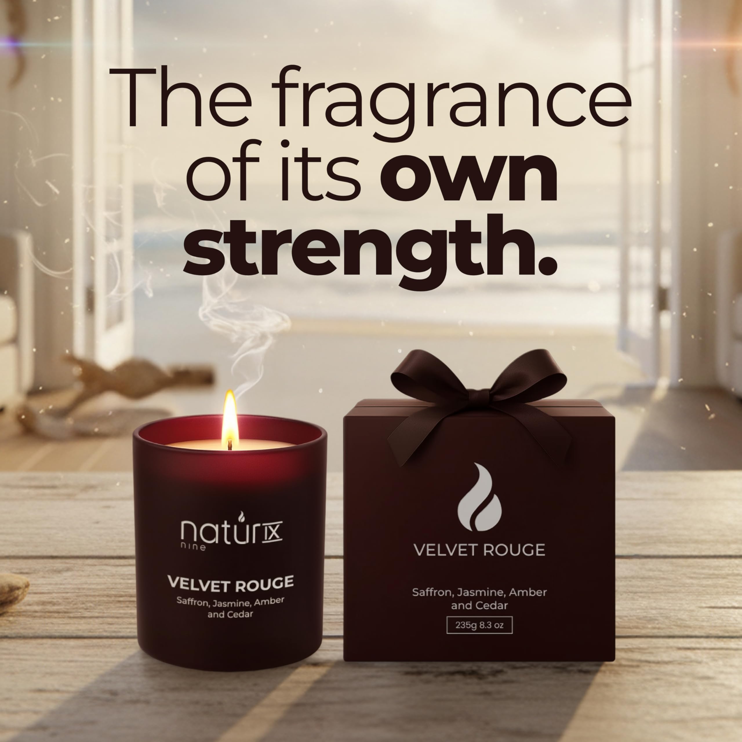 Natur IX Velvet Rouge premium packaging highlights gift appeal