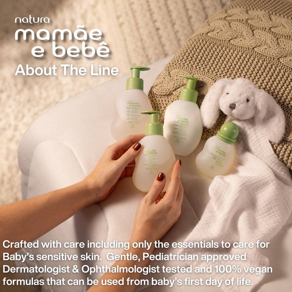 Small infant massage with Natura Baby Massage Oil and soft strokes.