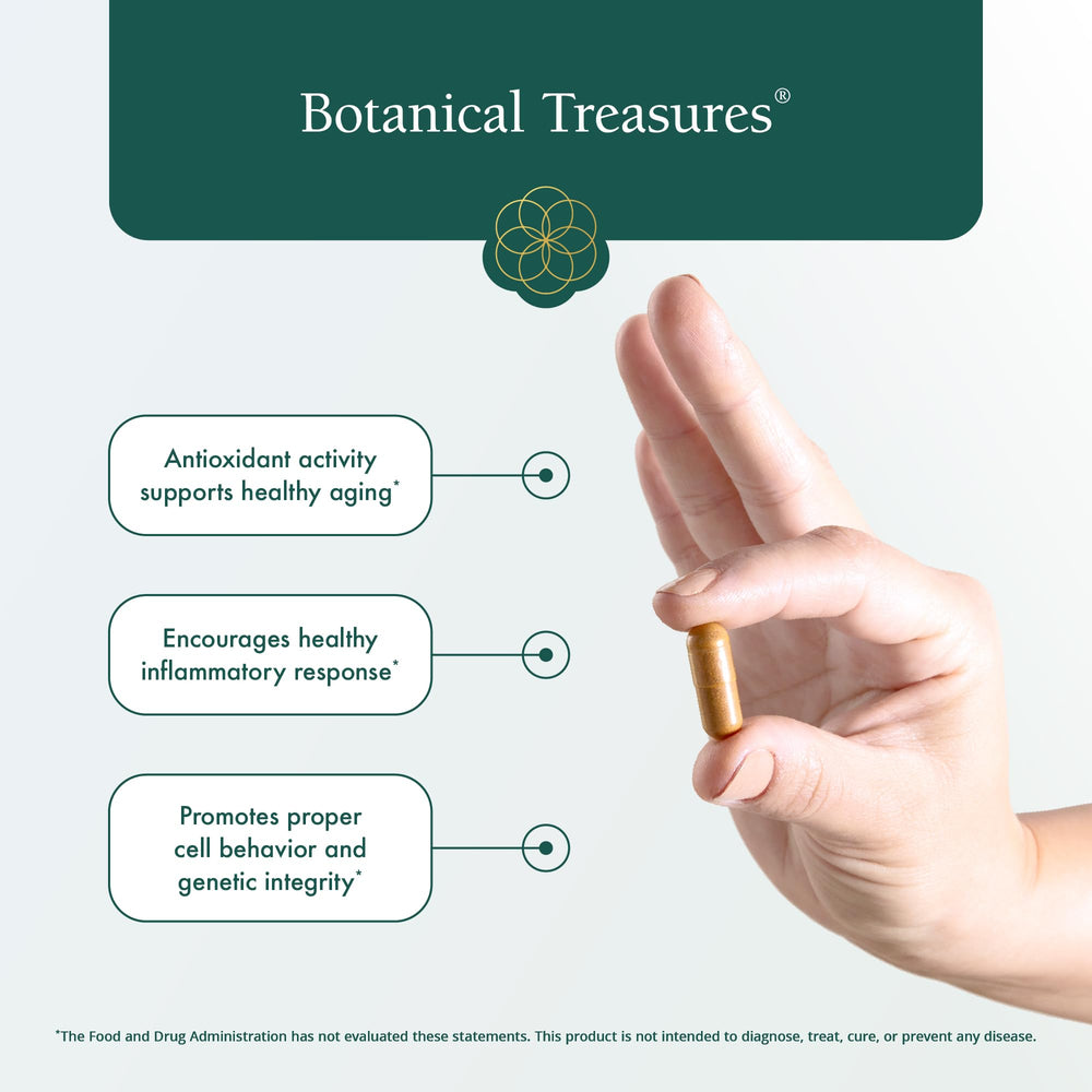 Natura Health Botanical Treasures label highlighting Curcumin C3 Complex potency