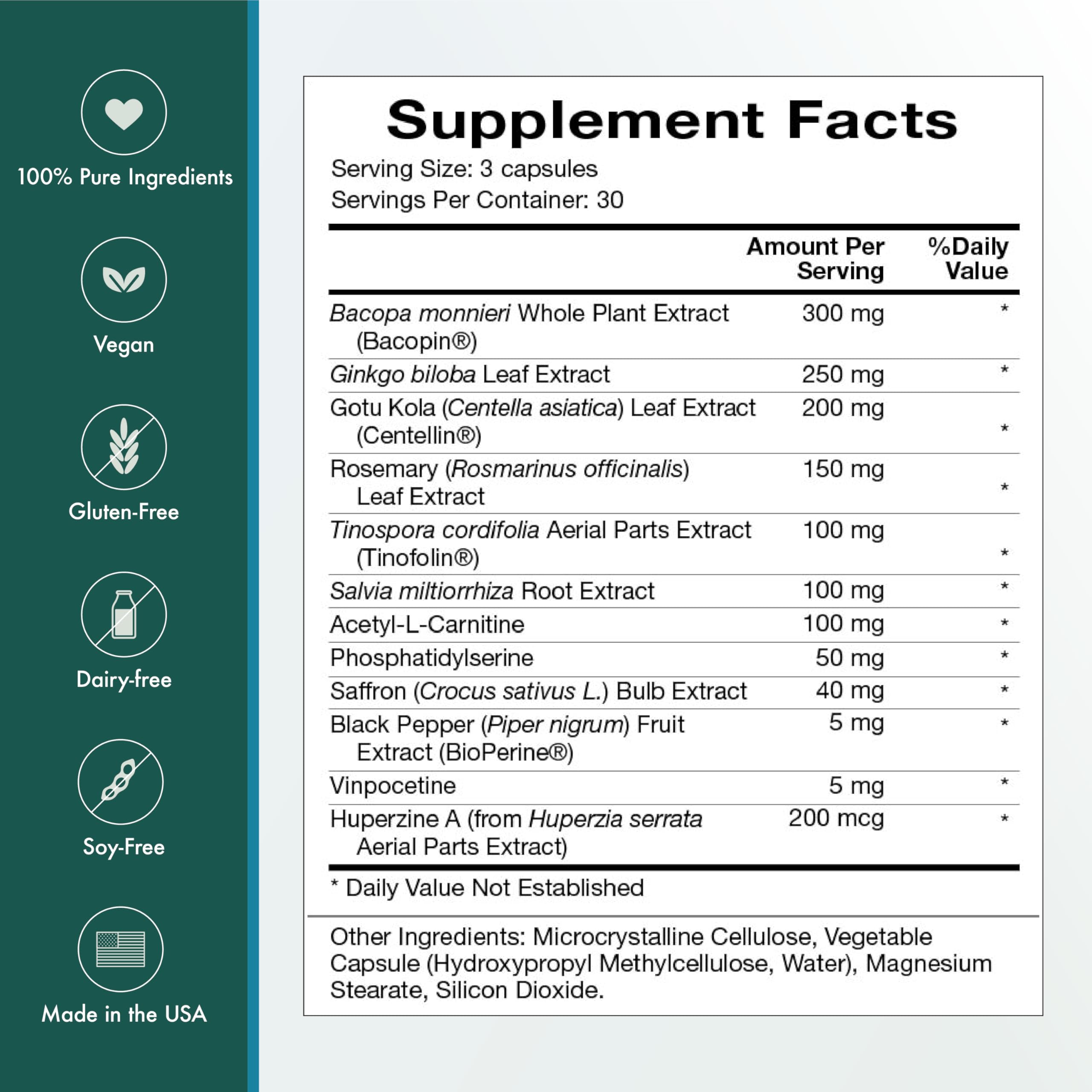 Pouring Vibrant Mind capsules for easy daily dosing in a busy lifestyle