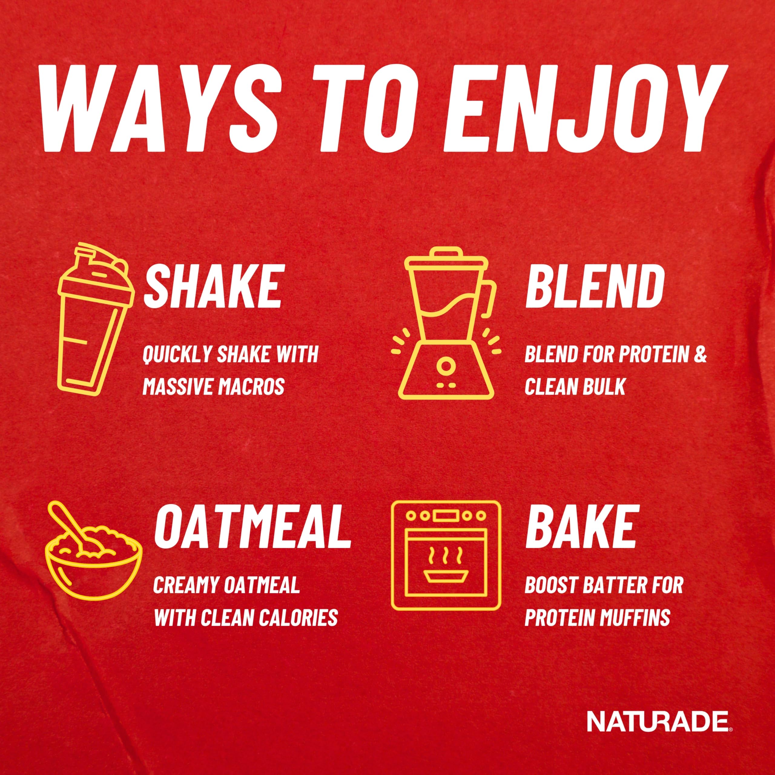 Naturade bottle with nutrition facts conveys transparent, reliable nutrition information.