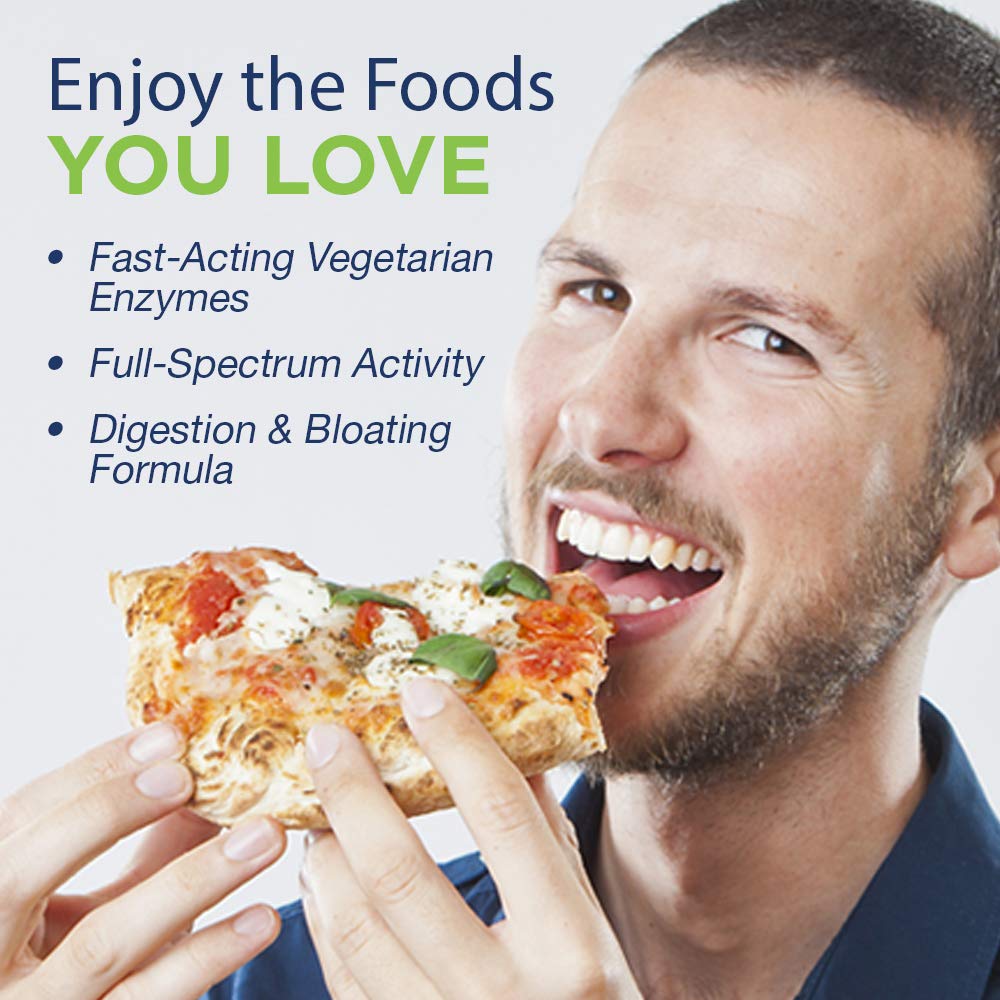 Natural Balance Fast Food Enzymes label-ingredients shows vegetarian enzyme blend