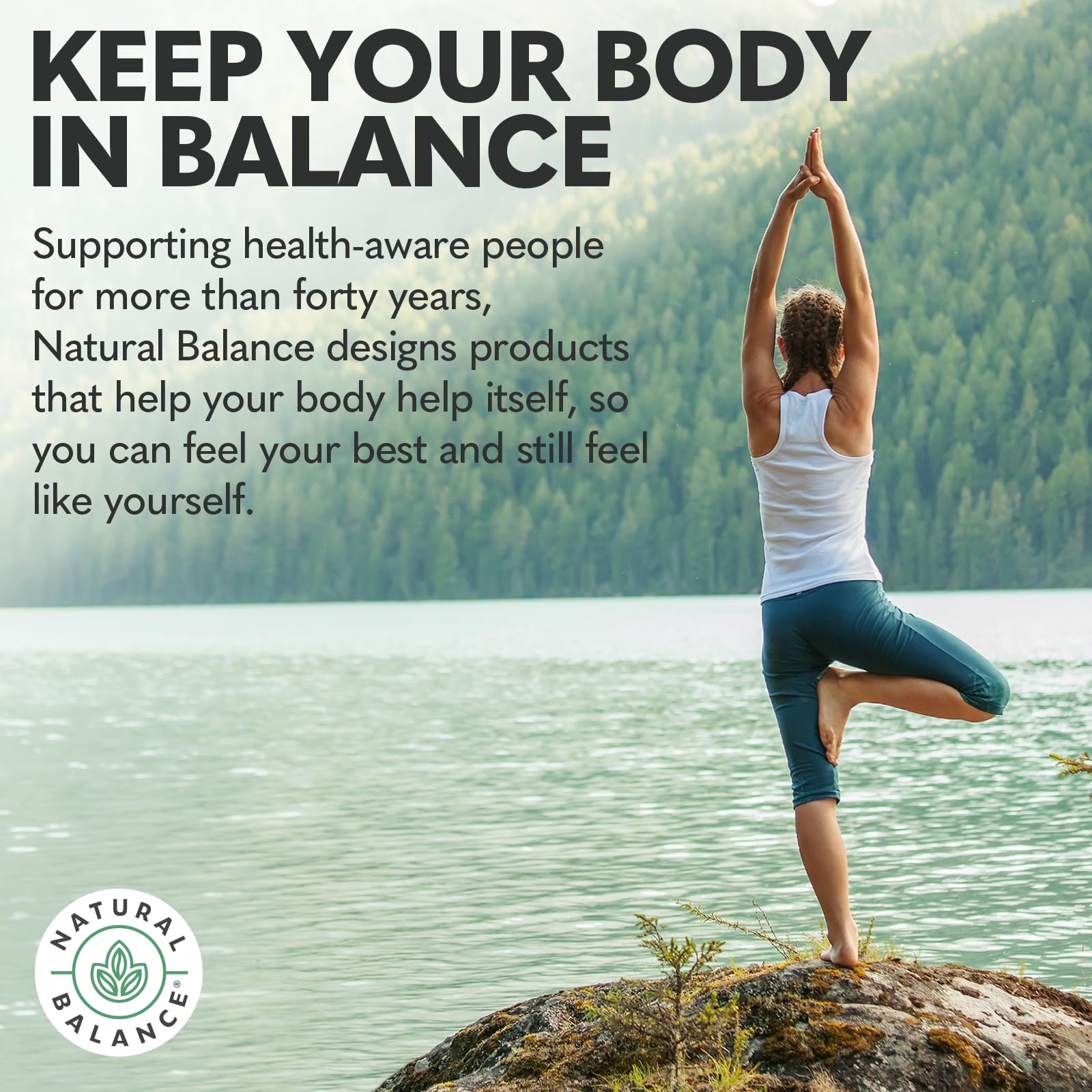 Natural Balance Happy Camper kava kava illustrates relaxation-inspired botanicals.