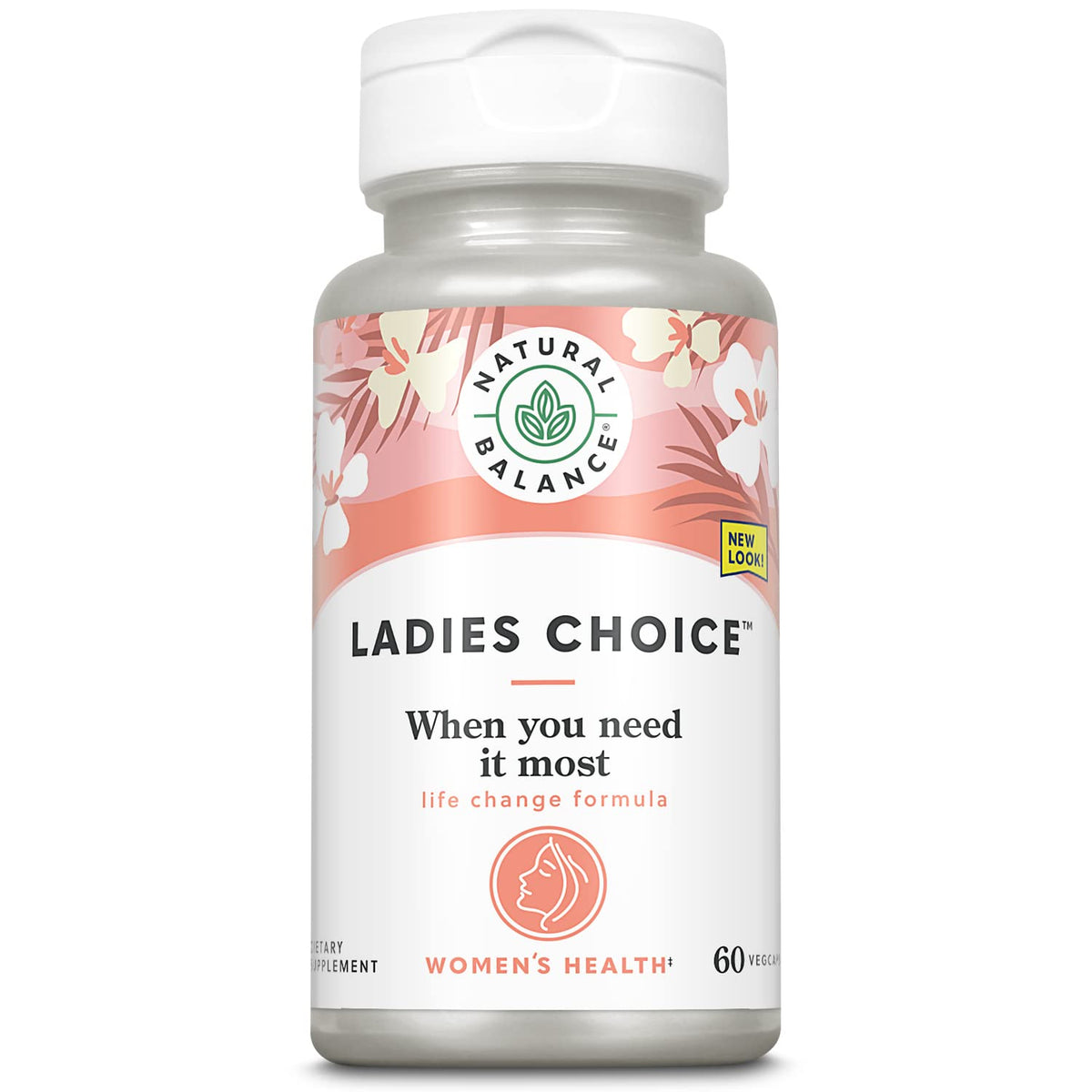 Natural Balance Ladies Choice menopause bottle with capsules for gentle hormone balance