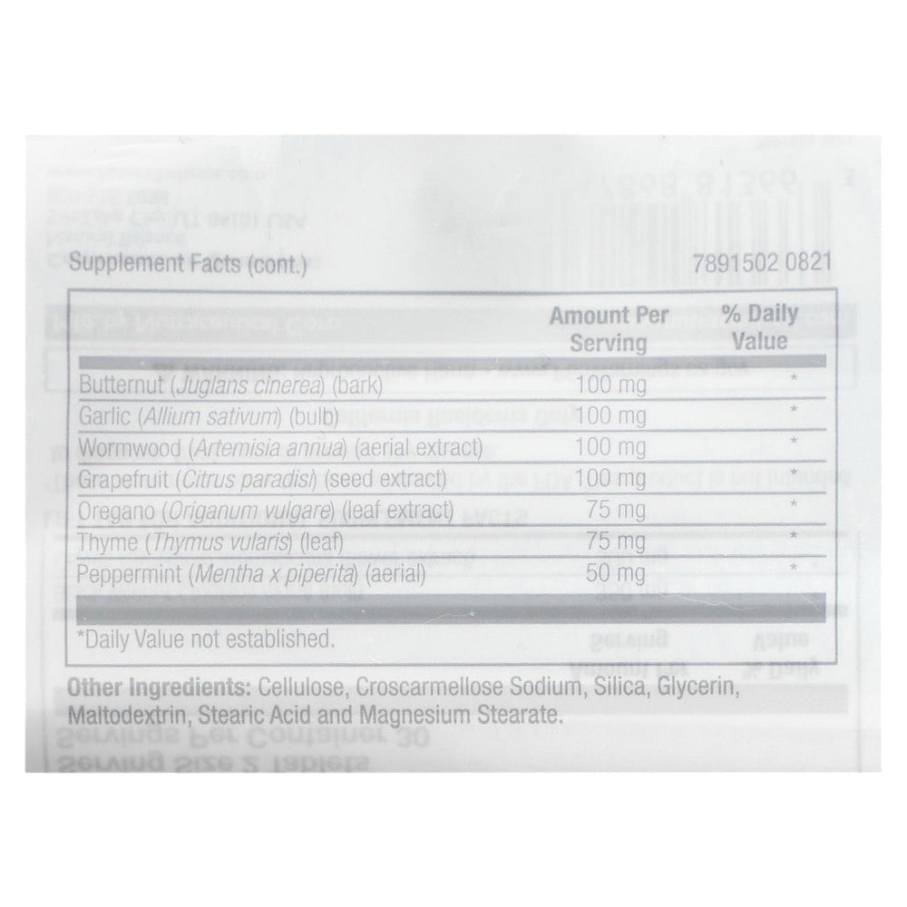 Natural Balance Parazide Clenz packaging highlighting herbal cleanse formula for daily wellness.