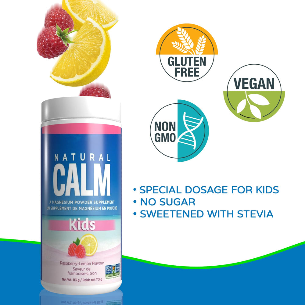 Natural Vitality Magnesium Citrate Powder dissolves quickly in water for daily use.