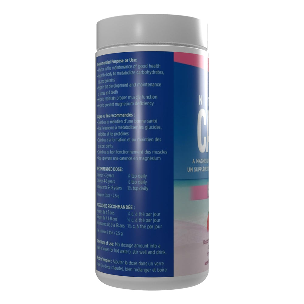 Natural Calm Magnesium Citrate Powder mixed in drinks offers kid-friendly daily ritual.