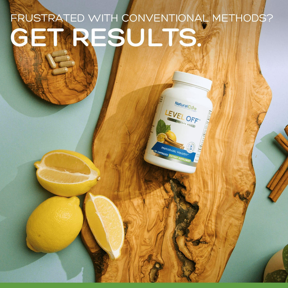 Natural Cure Labs Level Off CGM testing context with data visualization