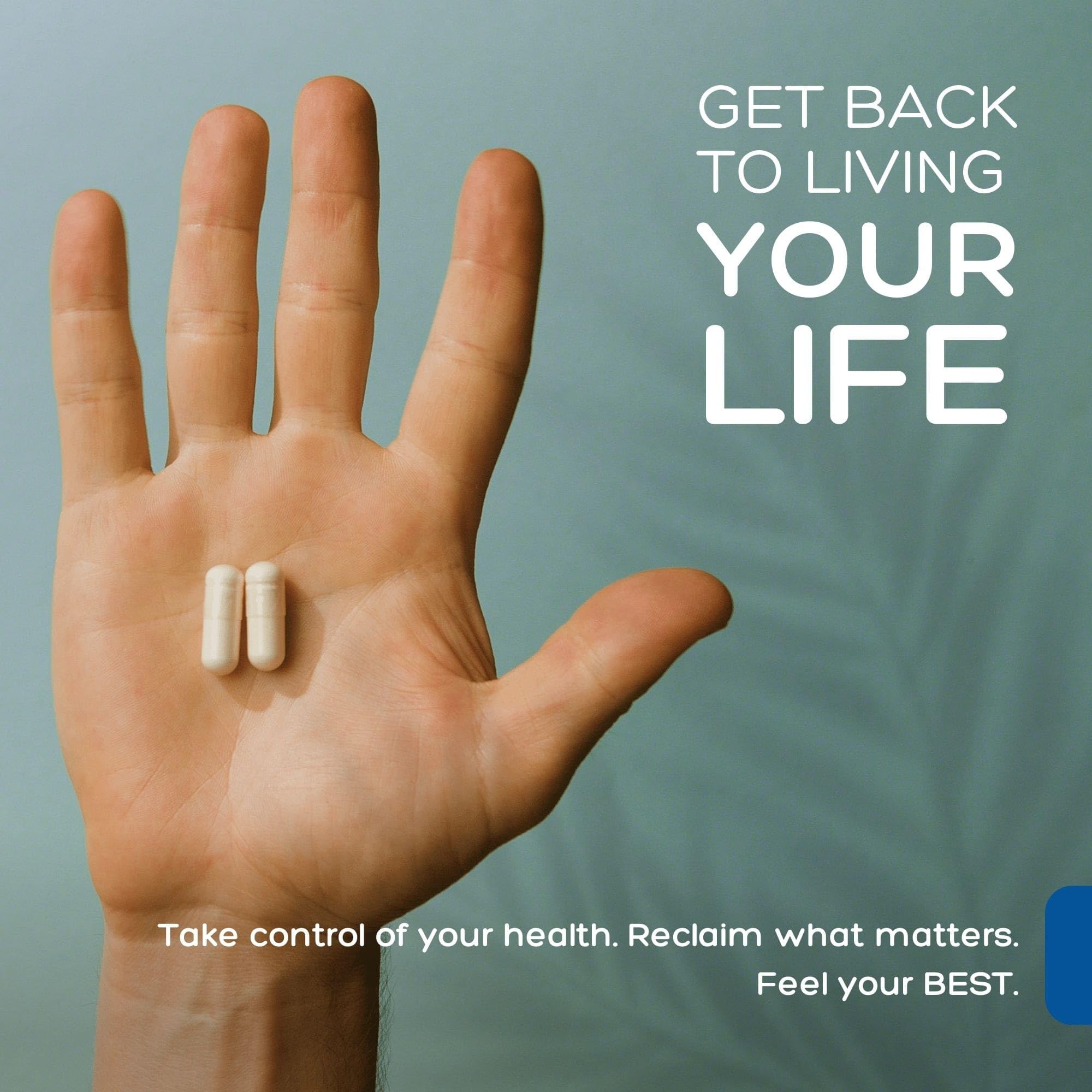 Vegan capsules from Natural Cure Labs signal clean, plant-based nutrition.