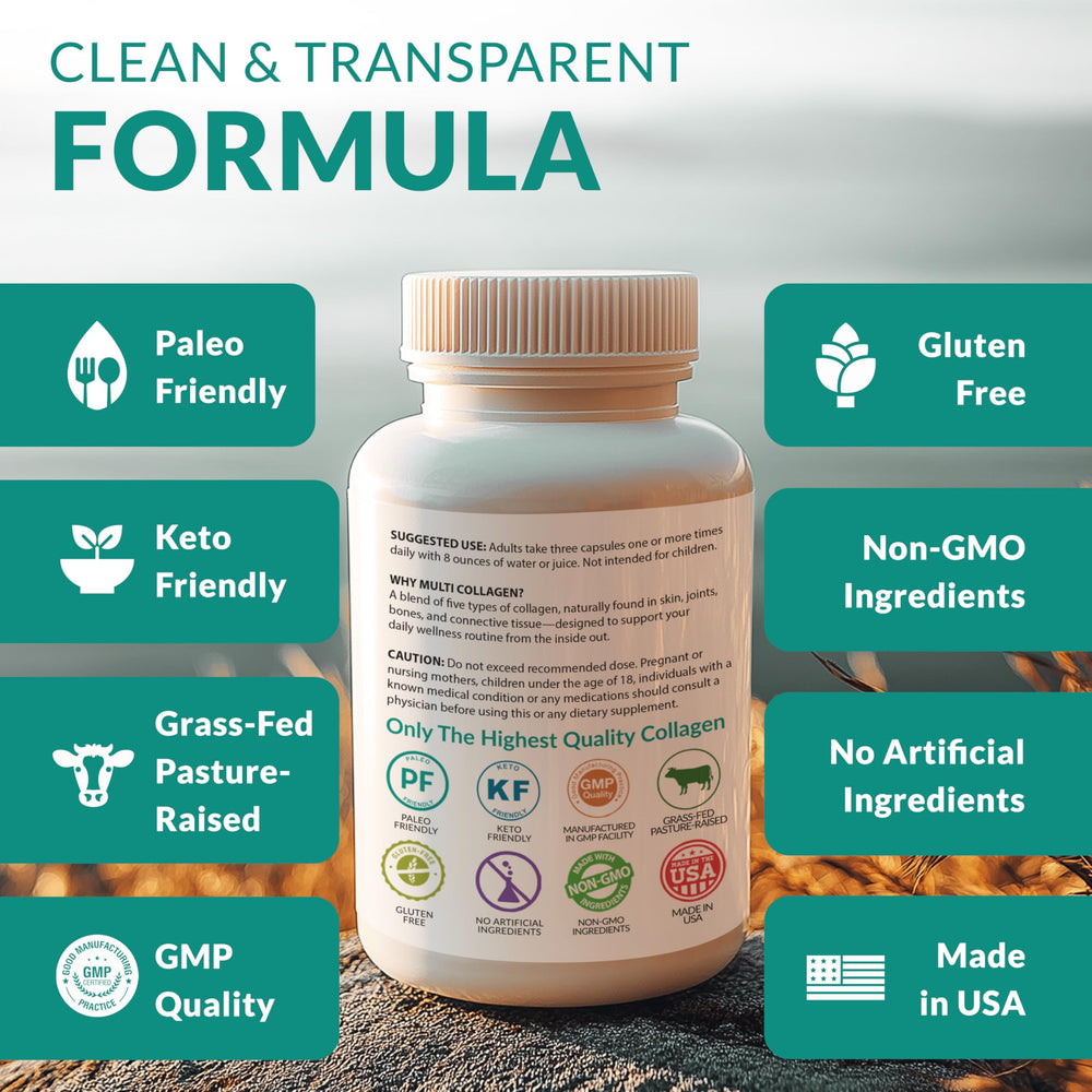Natural Elements wild fish collagen peptides add to a complete, balanced blend.
