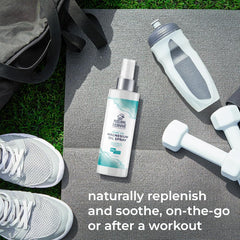 Natural Elephant Dead Sea magnesium oil droplets on skin for fast absorption.