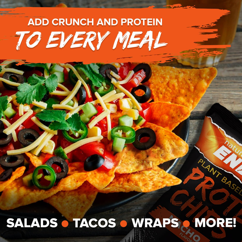 12-pack of Natural Endurance protein chips for sharing.